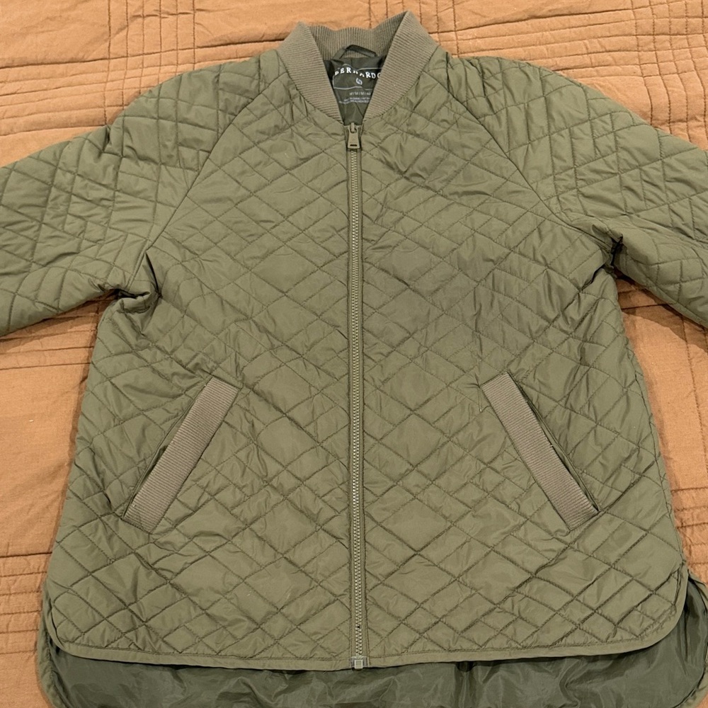 Bernardo Olive Quilted Jacket